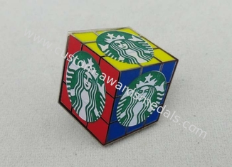 Doratura dura d'imitazione d'ottone di Pin dello smalto per il risvolto del caffè di Starbucks