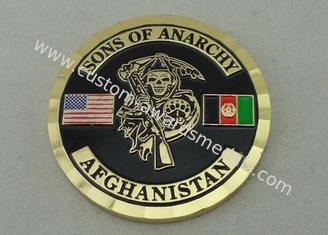 L'esercito di U.S.A. ha personalizzato le monete, d'ottone muoia timbrato per i figli dell'anarchia con l'imballaggio e la doratura della scatola