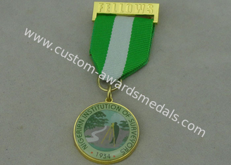 La medaglia su ordinazione degli ispettori nigeriani dell'istituzione assegna il pezzo stampa offset/in lega di zinco