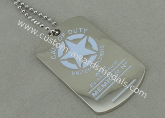 I militari hanno personalizzato le medagliette per cani nichelatura dello smalto della pressofusione