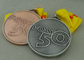 In lega di zinco muoiono le medaglie per la riunione di sport, poli rame della colata dell'oggetto d'antiquariato di 50 distintivi
