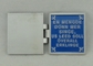 L'OEM inscatola i distintivi commemorativi del ricordo di caso in lega di zinco/acciaio inossidabile di alluminio/