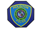 Sottobicchiere del PVC di forma della polizia speciale di Houston 2D, sottobicchieri su ordinazione della bevanda