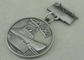 L'abitudine in lega di zinco dell'argento dell'oggetto d'antiquariato 3D assegna le medaglie con smalto duro d'imitazione
