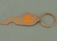 Catena chiave di logo di ramatura che annuncia le apribottiglie in lega di zinco di Keychains