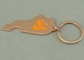 Catena chiave di logo di ramatura che annuncia le apribottiglie in lega di zinco di Keychains