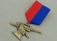 L'oro antico assegna le medaglie, in lega di zinco medaglia militare dei premi 3D della pressofusione