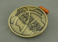 L'oro antico della medaglia di ballo di Palo della pressofusione dei medaglioni in lega di zinco del premio 100 millimetri