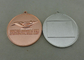 Multi 3D di placcaggio medaglie di sport della pressofusione, medaglie su misura dei premi timbrando