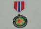 le medaglie dei premi di abitudine della concorrenza di 45mm con il nastro, proteggono aggiunto con resina epossidrica, nessuna placcatura
