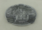 La frizione di lusso personale Badges la placcatura d'argento antica dei distintivi del metallo del ricordo 3D
