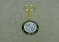 Mini Keychain promozionale per la scuola, portachiavi a anello d'argento antichi su misura di baseball