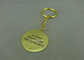 Mini Keychain promozionale per la scuola, portachiavi a anello d'argento antichi su misura di baseball