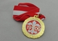 placcatura dell'argento dell'oggetto d'antiquariato della medaglia dello smalto di 88mm, medaglia del ferro per il gioco di sport