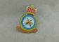 Il Pin morbido trasparente in lega di zinco dello smalto, militare onora i distintivi di Pin di Royal Air Force