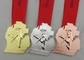 Il karatè in lega di zinco muore medaglie 3D della colata con il logo di stampa per la riunione di sport