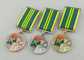 Premi su ordinazione in lega di zinco della medaglia 3D, doratura antica e nastro dello speciale