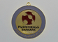 L'oro antico ha personalizzato le medaglie/pallavolo della corsa 5K o medaglie di Floorball Danmark