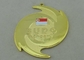 3D muoiono medaglie della colata per l'accademia di Budo/in lega di zinco con doratura