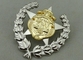 La medaglia su ordinazione in lega di zinco dell'esercito assegna 2 pc combinati con il doppio placcaggio dei toni