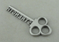 Il distintivo chiave del ricordo di forza da in lega di zinco placcatura d'argento antica della pressofusione