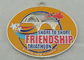 Nichelatura sintetica della medaglia di amicizia a 2.5 pollici per il triathlon di U.S.A.