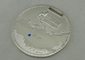 La medaglia su ordinazione di Gaz Pererabotka assegna a placcatura d'argento in lega di zinco la Russia a 3.0 pollici per la riunione di sport