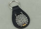 La Germania ha personalizzato le catene chiave di cuoio, anello portachiavi molle d'argento antico in lega di zinco dello smalto