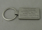 placcatura d'argento nebbiosa in lega di zinco di 3D Keychain per le catene chiave dell'automobile