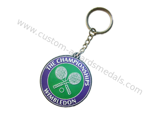 PVC Keychain, catene chiave di campionato di Wimbledon del regalo del ricordo di logo promozionale