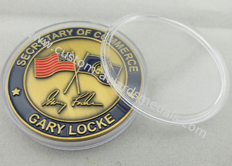 il 2D o 3D la doratura antica Gary Locke ha personalizzato le monete per i premi, ricordo, militare