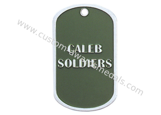 I soldati di Caleb hanno personalizzato le collane della medaglietta per cani, medagliette per cani militari su ordinazione in lega di zinco con nichelatura
