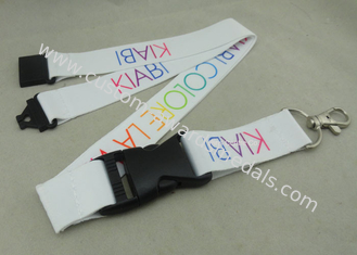 Cordicelle promozionali del trasferimento di calore, su misura stampando cordicella con il fermaglio di sicurezza