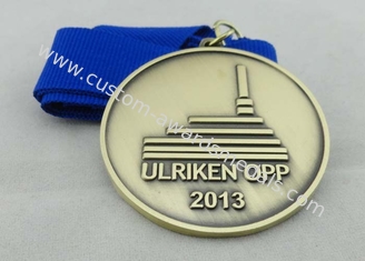 Le medaglie del nastro blu di Ulriken OPP 2013 muoiono colata, medaglia placcata ottone antico