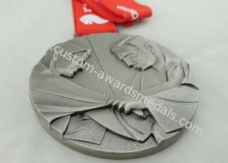 Le medaglie del nastro placcate argento la pressofusione senza smalto per il premio