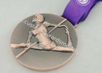 Le medaglie del nastro di triathlon nichelate muoiono impressionante per la decorazione