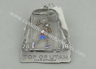 Medaglie del nastro di triathlon del lago Arcada, medaglia di mezza maratona con il breve nastro