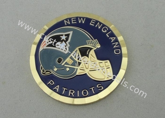 Monete personali New England Patriots con il diametro molle dello smalto 50.8mm