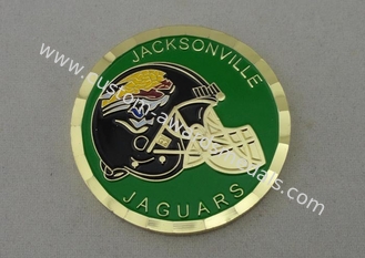 I Jacksonville Jaguars del bordo del taglio del diamante hanno personalizzato le monete vicino muoiono impressionante e doratura