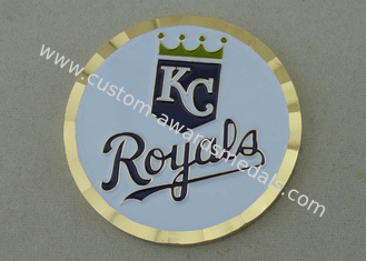 I Royals del KC hanno personalizzato le monete da ottone timbrato con il bordo del taglio del diamante e a 2.0 pollici