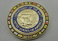 La doratura ha personalizzato la moneta della marina per i premi/ricordo/festa, moneta del bordo della corda