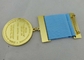la medaglia su ordinazione di doratura di 3.0mm assegna in lega di zinco con smalto molle