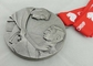 Le medaglie del nastro placcate argento la pressofusione senza smalto per il premio
