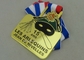 Distintivo delle medaglie di celebrazione di carnevale del Belgio dell'oro, medaglie in lega di zinco di sport