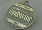Il vino muore medaglie della colata, colore in lega di zinco del bronzo dell'oggetto d'antiquariato delle medaglie dei premi 3D