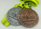 Le medaglie del premio del medaglione, muoiono medaglie antiche timbrate di sport 5K, medaglie dure dello smalto