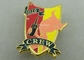 Il Pin militare morbido dell'esercito di Pin/polizia dello smalto del metallo di doratura 3D Badges
