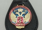 Keychains di cuoio personale smalto molle trasparente per la polizia militare della Russia