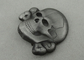 Il ricordo d'argento antico del cranio di placcatura Badges l'ottone timbrato con il Pin della fibula