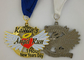 Le medaglie dure di karatè dello smalto timbrate ottone, nuoto su misura assegna le medaglie del Taekwondo